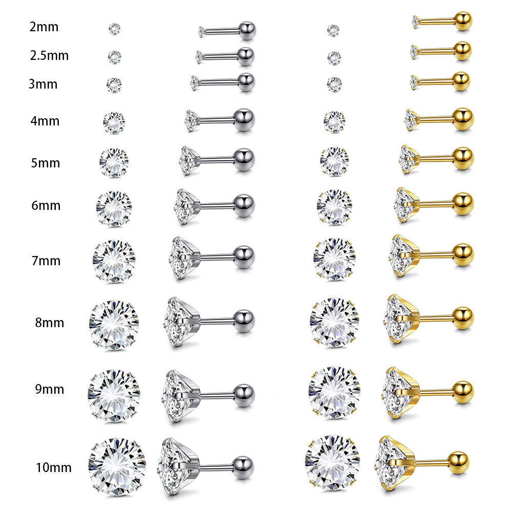 Body Jewelry Surgical Steel - 1 쌍 외과 강철 캐치 라운드