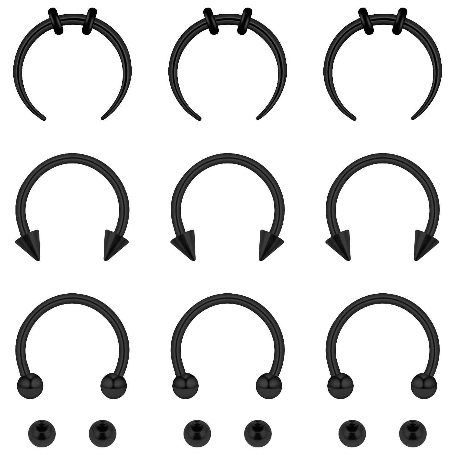 15Pcs는 여성과 남성을 위한 보석을 구부르는 스테인 - Body Jewelry Replacement Ball 리뷰 및 가격