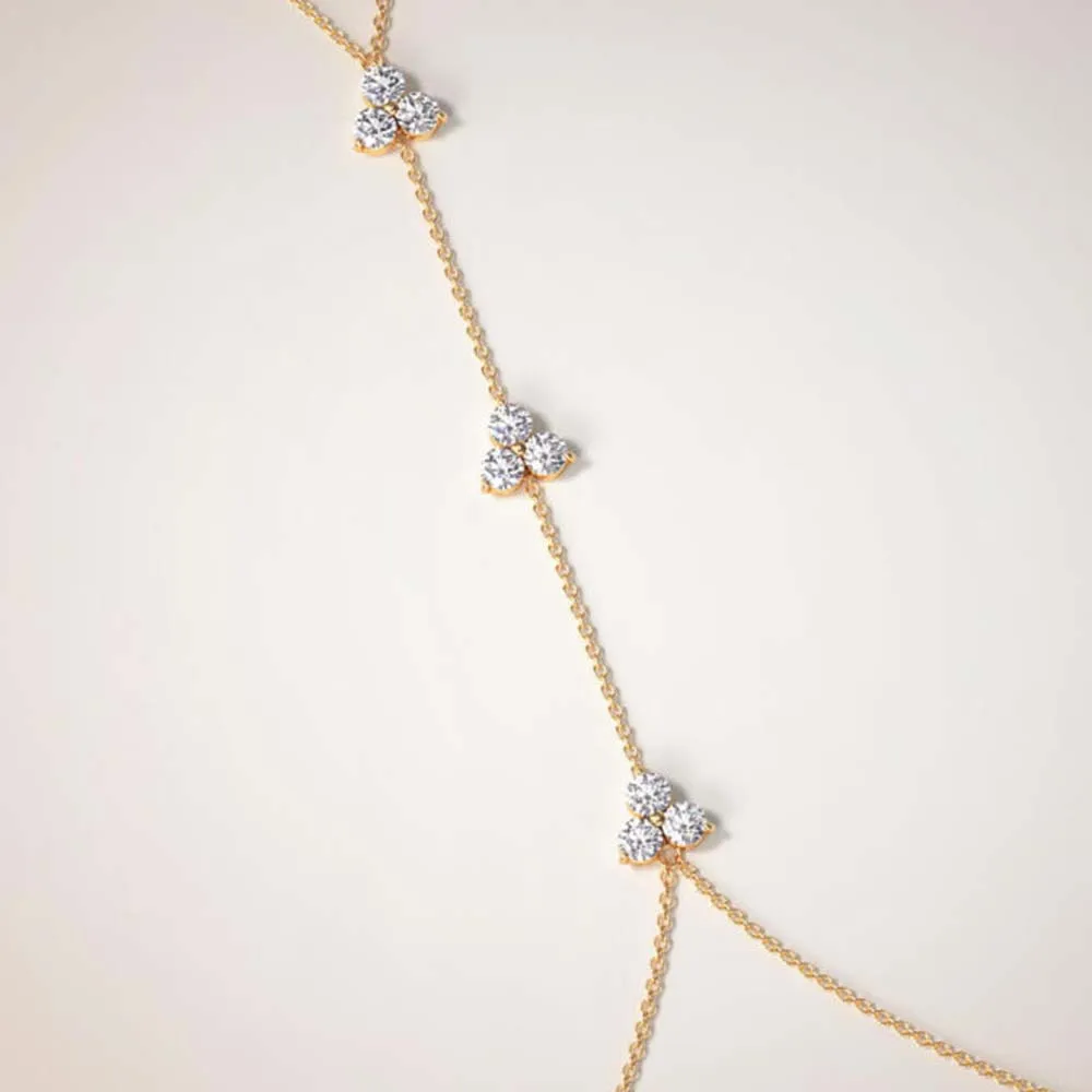 스톤팬스 심플 체스트 체인 주얼리 라인스톤 브라 여성용 - Body Jewelry Necklace 리뷰 및 가격