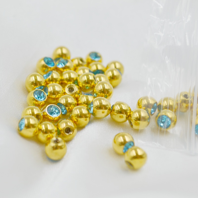 혀/젖꼭지 바 PVD 골드에 대 한 50 개/몫 크리스 - Body Jewelry Replacement Ball 리뷰 및 가격