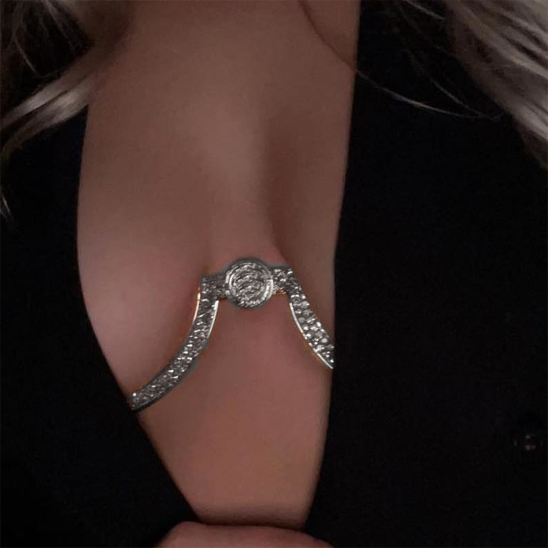 Stonefans 지르콘 나비 술 가슴 체인 여성 액세 - Body Jewelry Retainers 리뷰 및 가격