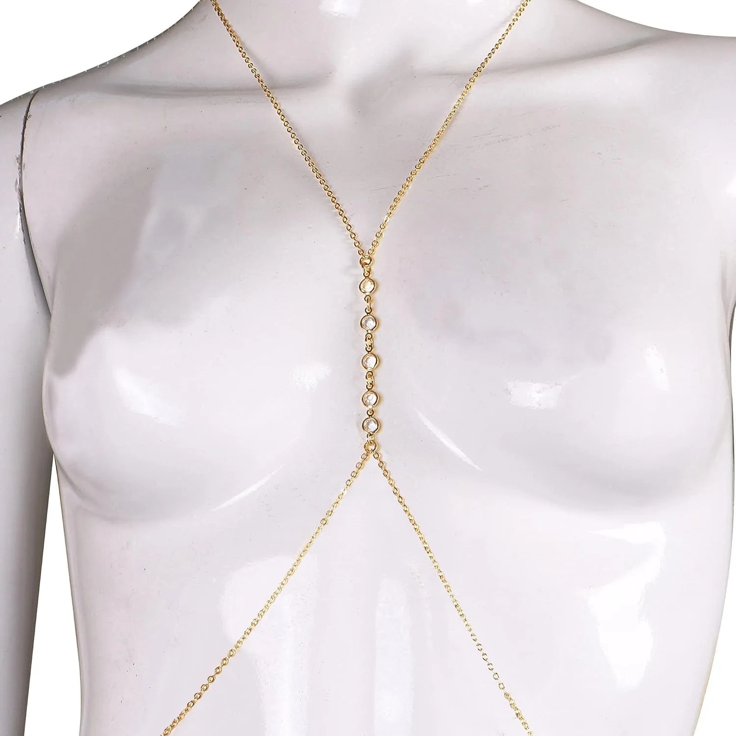 여름 해변 크리스탈 배꼽 허리 체인, 여성을위한 26  - Body Jewelry For You 리뷰 및 가격