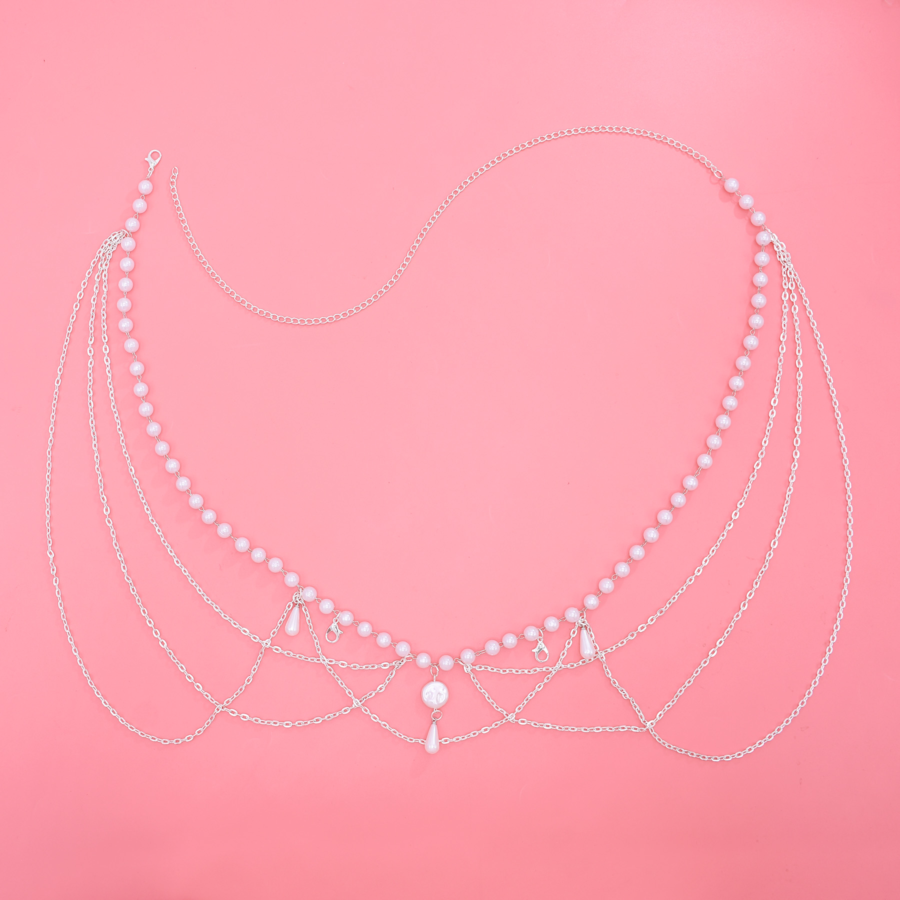 섹시한 허리 체인 벨트 여성을위한 멀티 레이어 모조 진 - Body Jewelry For You 리뷰 및 가격