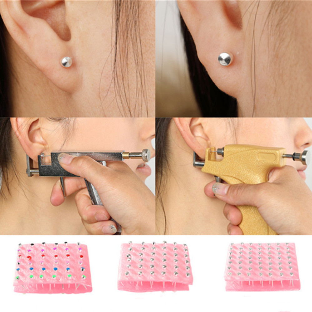 귀 피어싱 특수 이어 스터드, 수술용 스틸 귀걸이 세트 - Body Jewelry Surgical Steel 리뷰 및 가격