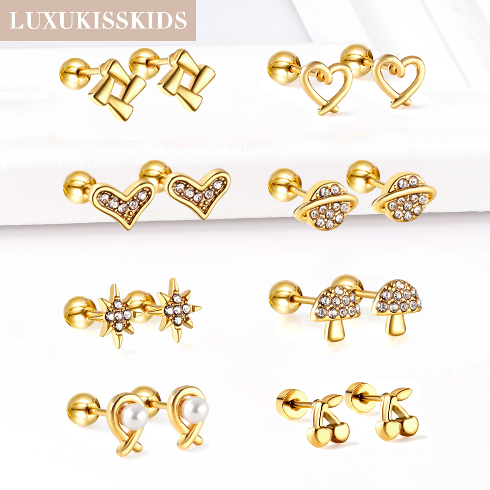 LUXUKISSKIDS 1쌍, 작은 크기의 육각별 모양 - Body Jewelry Surgical Steel 리뷰 및 가격